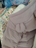 童泰（TONGTAI）嬰兒羽絨連體衣冬季加厚寶寶衣服兒童羽絨服男童女童外出抱衣 淺紫 100 碼(建議90-103cm)充絨量98g 曬單實(shí)拍圖