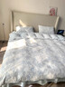 水星家紡 輕奢雕花牛奶絨四件套秋冬季加厚加絨保暖珊瑚絨被套床 山茶花語(yǔ)-咖加厚牛奶絨蓄 床單款 1.8M四件套被套200 曬單實(shí)拍圖