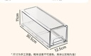 妙馨思桌面收納盒抽屜式透明化妝盒辦公室書(shū)桌文具雜物防塵儲物置物架 曬單實(shí)拍圖