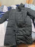 鴨鴨（YAYA）王一博同款冰殼系列戶(hù)外極寒羽絨服男士新款長(cháng)款情侶加厚女外套 青光黑色 M /170(建議115-135斤) 曬單實(shí)拍圖