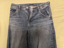 優(yōu)衣庫常規款女裝男裝寬松廓形牛仔褲/彎刀鐮刀褲子479000 482280 482280/67海藍色 28 /160/70A 曬單實(shí)拍圖