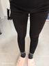加絨加厚假兩件打底褲外穿女外穿秋冬季高腰保暖緊身彈力休閑褲女 黑色 【短褲款】加絨加厚 L 【100-118斤】 曬單實(shí)拍圖