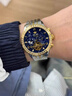 歐品客正品牌勞力瑞士手表男士全自動(dòng)機械表防水夜光商務(wù)滿(mǎn)天星鑲鉆男表 間金藍面-鑲鉆【珍藏版】 曬單實(shí)拍圖
