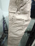 JEEP SPIRIT吉普昂墾戶(hù)外戰術(shù)褲男IX7寬松直筒休閑IX9大碼美式機能耐磨作訓工 IX9卡其(純棉彈力面料) XXL(185/36-38碼) 曬單實(shí)拍圖