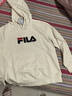 FILA斐樂(lè )官方情侶款連帽衛衣2025秋季休閑寬松針織長(cháng)袖上衣 曬單實(shí)拍圖