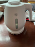 象?。╖O JIRUSHI）電熱水壺家用 快速沸騰防塵口設計 1L容量 CK-DAH10C-WA  白色 曬單實(shí)拍圖