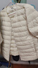 優(yōu)衣庫女裝高級輕型羽絨便攜式茄克/輕暖便攜排骨羽絨478575 478575/30淺米色 M 曬單實(shí)拍圖