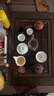 金灶（KAMJOVE）雞翅木茶盤(pán) 實(shí)木小茶臺功夫茶具套裝功夫茶盤(pán)茶具托盤(pán) KW-39 大號款(不包含陶瓷茶具） 曬單實(shí)拍圖