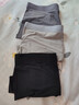 貓人男士?jì)妊澞斜z無(wú)痕涼感10A抑菌透氣褲衩大碼男生平角短褲頭禮盒 黑色+鉑灰+灰藍 10A抑菌冰絲 3條 XL （建議120斤-140斤） 曬單實(shí)拍圖