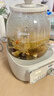 美的（Midea）花漾0膠水全玻璃養生壺 多功能煮茶壺 母嬰燒水壺 恒溫電熱水壺 全自動(dòng)一體煮茶器1.2L YS12B302J 曬單實(shí)拍圖