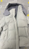 美力城【檀健次同款】女士新款可調節收腰鵝絨服保暖防風(fēng)羽絨服019 帽子灰 L 曬單實(shí)拍圖