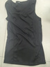 卡圖弛美式冰絲修身無(wú)袖背心男夏季緊身螺紋豎條紋彈力拼接健身坎肩t恤 黑色 XL 曬單實(shí)拍圖