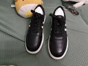 普步仕品牌真皮板鞋男2025冬季新款頭層牛皮透氣運動(dòng)鞋潮流百搭休閑鞋男 黑色 43 曬單實(shí)拍圖