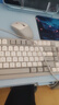 前行者V1藍牙無(wú)線(xiàn)鍵盤(pán)鼠標套裝機械手感靜音三模男女生辦公高顏值鍵鼠便攜電腦筆記本平板iPad手機通用 奶油灰-三模鍵鼠套裝-白光【無(wú)線(xiàn)/藍牙/有線(xiàn)】 曬單實(shí)拍圖