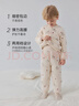 babylove【清倉】寶寶夾棉套裝秋冬季保暖睡衣高腰護肚夾棉兩件套家居棉服 白杏米 90 曬單實(shí)拍圖