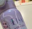 迪士尼（Disney）兒童保溫杯316不銹鋼吸管直飲水杯幼兒園小學(xué)生雙飲水壺愛(ài)莎公主 曬單實(shí)拍圖