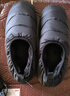 京東京造【甄選羽絨】棉拖鞋居家戶(hù)外抗寒加厚室內防滑男士夜色黑44-45 曬單實(shí)拍圖