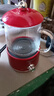 養生壺燒水壺熱水壺恒溫壺養生燒水壺煮茶壺煮茶器泡茶壺一體機全自動(dòng)玻璃保溫小家用 【中國紅】 0.6L 普通裝機械款 曬單實(shí)拍圖