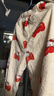 野獸派家居（tbh）宋雨琦同款三麗鷗Hello Kitty法蘭絨家居服套裝冬季可外穿睡衣女 Hello Kitty法蘭絨家居服 蝴蝶結 S 曬單實(shí)拍圖