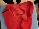 啄木鳥(niǎo)長(cháng)袖t恤女純棉POLO衫翻領(lǐng)正肩顯瘦春秋新款運動(dòng)休閑上衣 紅色 XL 曬單實(shí)拍圖