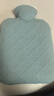 BYXAS/百賽施德國TUV認證灌水暖水袋注水熱水袋暖手寶 大號1.8L霧霾藍 曬單實(shí)拍圖