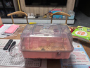 倉鼠籠大號別墅倉鼠躲避窩屋帶水壺跑輪加高金絲熊籠子倉鼠用品 45粉色倉鼠籠豪華套餐(7件) 曬單實(shí)拍圖
