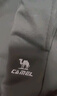 駱駝（CAMEL）加絨運動(dòng)褲男寬松休閑直筒針織長(cháng)褲 J13CAVL6034 幻影黑 XXL 曬單實(shí)拍圖