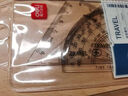 得力學(xué)生考研文具高考中考考試繪圖套尺(直尺*1+三角尺*2+量角器*1)套裝 尺子 曬單實(shí)拍圖