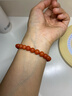 石玥珠寶收藏級7-8mm保山南紅瑪瑙手串轉運珠手鏈男女士款 水晶瑪瑙 曬單實(shí)拍圖