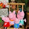 小豬佩奇玩具玩偶大號抱枕娃娃毛絨玩具3歲以上女孩新年禮物佩奇一家 曬單實(shí)拍圖