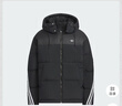 阿迪達斯（adidas）三葉草羽絨服外套男裝2025冬季新款戶(hù)外防風(fēng)連帽休閑保暖運動(dòng)服 KC0173 M 曬單實(shí)拍圖