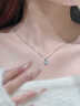 Grace Girl魯伯特之淚項鏈女小眾簡(jiǎn)約時(shí)尚吊墜輕奢鎖骨鏈情人節禮物送女友 刻字、賀卡【默認銀色可選顏色】 曬單實(shí)拍圖