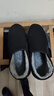 3539加絨保暖布鞋男套腳款棉鞋爸爸鞋平底防寒休閑布鞋 黑色 45 曬單實(shí)拍圖