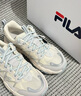 斐樂(lè )（FILA）官方貓爪6代女鞋復古運動(dòng)鞋舒適厚底鞋休閑鞋 雪白/太空銀-SS 37.5 曬單實(shí)拍圖