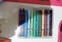 得力（deli）24色直液式丙烯馬克筆軟頭可水洗不透色學(xué)生熒光元旦涂鴉禮物層疊盒生日禮物水彩筆美育 曬單實(shí)拍圖