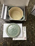 琺寶（staub） 陶瓷小碗蒸蛋碗布丁碗甜品碗寶寶輔食碗燉盅燉湯盅飯碗帶蓋 圓形小盅尤加利綠10cm 曬單實(shí)拍圖