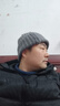 回力毛線(xiàn)帽男士秋冬季包頭保暖針織帽子嘻哈時(shí)尚潮牌顯臉小冷帽堆堆帽 曬單實(shí)拍圖