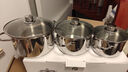 WMF福騰寶SAPHIR鍋具3件套不銹鋼湯鍋套裝燉鍋家用鍋具套裝 Saphir湯鍋3件套 曬單實(shí)拍圖