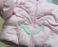 babycare寶寶羽絨服保暖紅嘴雁絨冬裝兒童外套 輕盈粉 100cm 曬單實(shí)拍圖