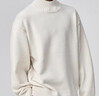 優(yōu)衣庫合作款/男裝女裝高領(lǐng)針織衫/長(cháng)袖毛衣毛衫479733 01 乳白色 M /170/92A 曬單實(shí)拍圖