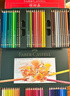 輝柏嘉（Faber-castell）油性彩色鉛筆專(zhuān)業(yè)手繪藝術(shù)家大師級繪畫(huà)套裝60色綠鐵盒裝110060節日新年禮物【梵高認證】 曬單實(shí)拍圖