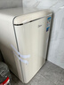 美的（Midea）奶酪小方96L單門(mén)冰箱復古易嵌冷藏中小型家用宿舍家居租房家電一級能效 BC-96MR 政府補貼 曬單實(shí)拍圖