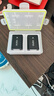 綠巨能（llano）相機電池盒適用索尼FW50相機電池保護盒 SD/TF卡收納盒 （可裝電池*2+SD卡*2+TF卡*2） 曬單實(shí)拍圖