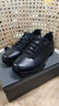 DQGECCO高端品牌輕奢男鞋百搭戶(hù)外跑步運動(dòng)鞋舒適簡(jiǎn)約通勤男士休閑鞋子 黑色 41 (255mm) 曬單實(shí)拍圖