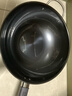 雙立人（ZWILLING）炒鍋鐵鍋大口徑炒菜鍋廚具電磁爐燃氣通用SILVER銀光鐵系列精鐵鍋 【加側柄】鐵炒鍋 32cm 曬單實(shí)拍圖