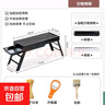 新款燒烤爐家用燒烤架子戶(hù)外便攜折疊燒烤爐小燒烤工具木炭碳架子 折疊單爐+碳板+網(wǎng)格烤網(wǎng)【三件套】 曬單實(shí)拍圖
