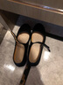 新款北京布鞋女軟底舒適平底防滑服務(wù)員酒店上班工作鞋舞蹈媽媽黑 黑色平一代 單層 【透氣輕便】 38 (240mm) 【復古時(shí)尚】 曬單實(shí)拍圖
