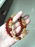 留星天然紅瑪瑙轉運珠玉鐲珠寶手串本命年朱砂手鏈紫金砂紅繩 紅瑪瑙【8MM】 曬單實(shí)拍圖