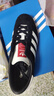 adidas「T頭鞋」STADT經(jīng)典時(shí)尚薄底運動(dòng)板鞋男女阿迪達斯三葉草   黑色/漢玉白/淺猩紅（推薦女生買(mǎi)小半碼）   40.5 曬單實(shí)拍圖