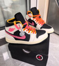 耐克（NIKE）【滔搏運動(dòng)】女子AIR JORDAN 1 MID SE EDG籃球鞋 IB7007-107 38 曬單實(shí)拍圖